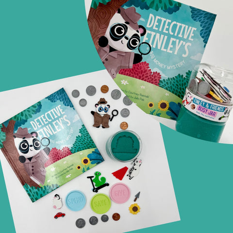 Read & Play Bundle (Detective Finley) – Teach Kids About Money Through Stories & Play