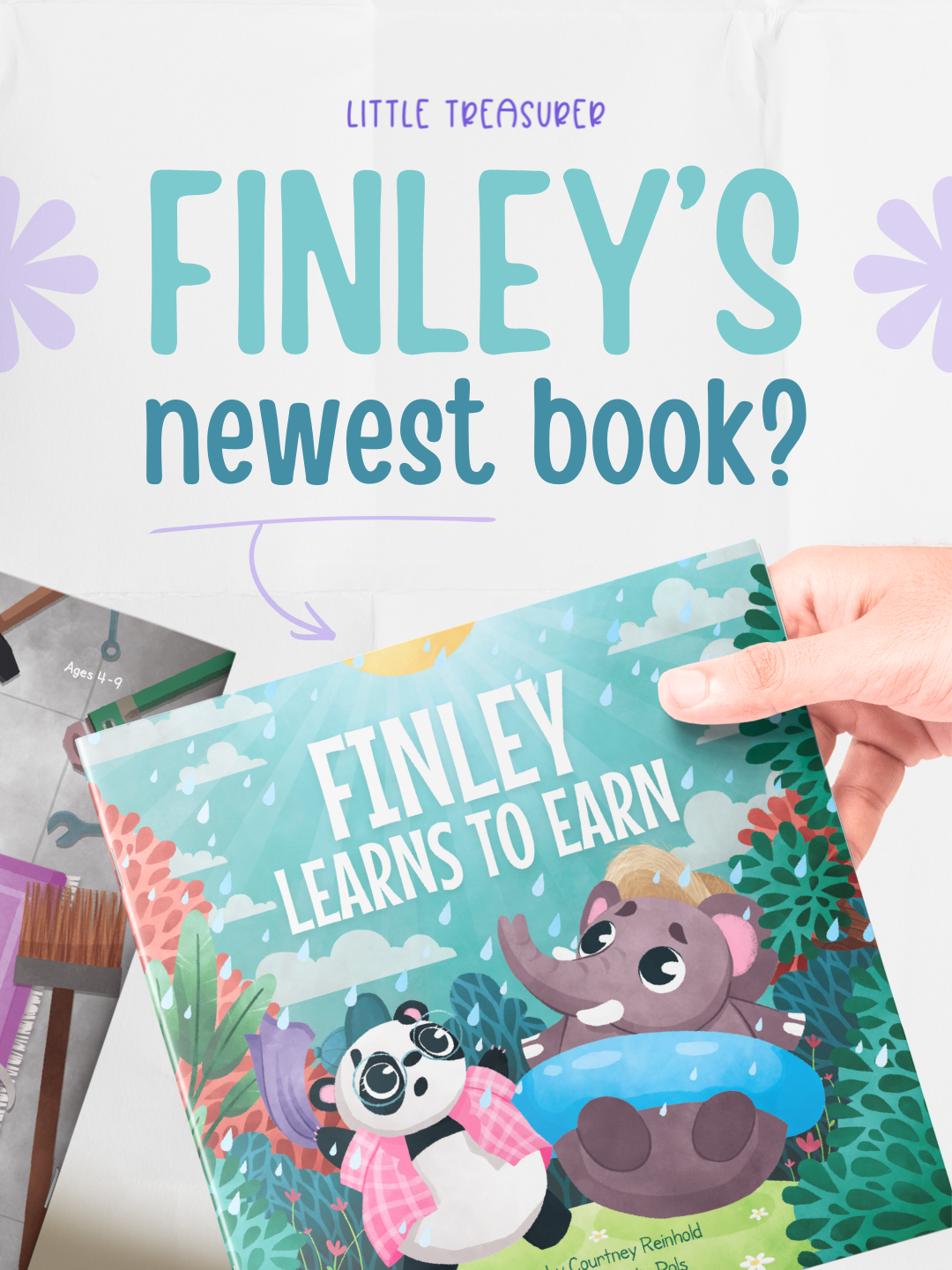 Finley Learns to Earn Hardback Book – Teach Kids About Earning & Financial Literacy