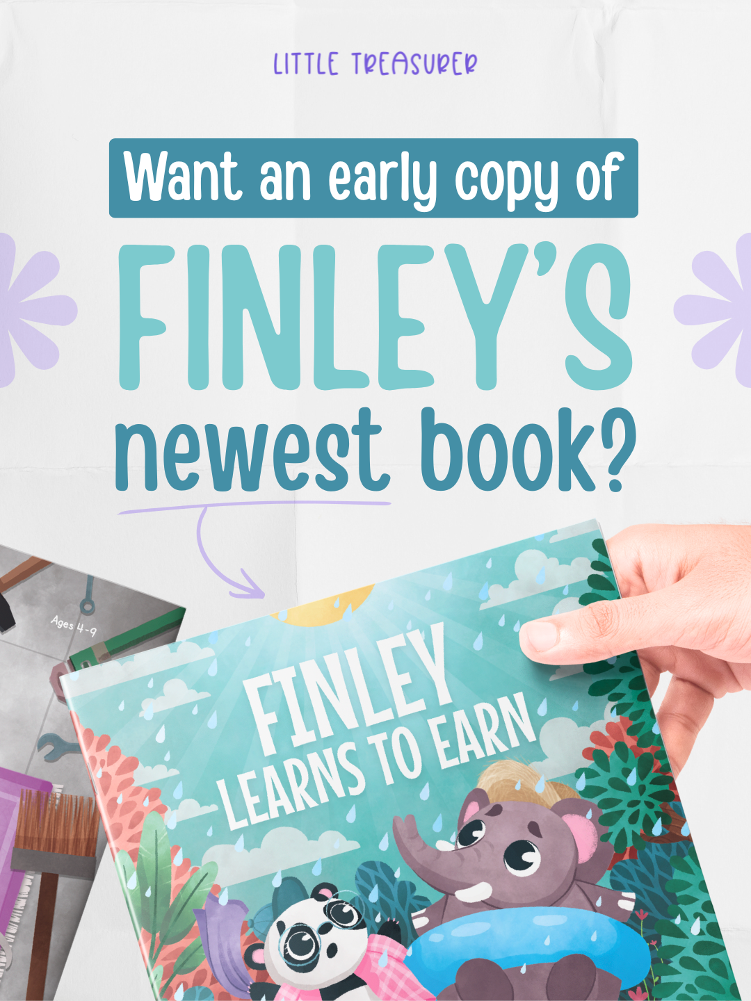 Finley Learns to Earn Hardback Book – Teach Kids About Earning & Financial Literacy