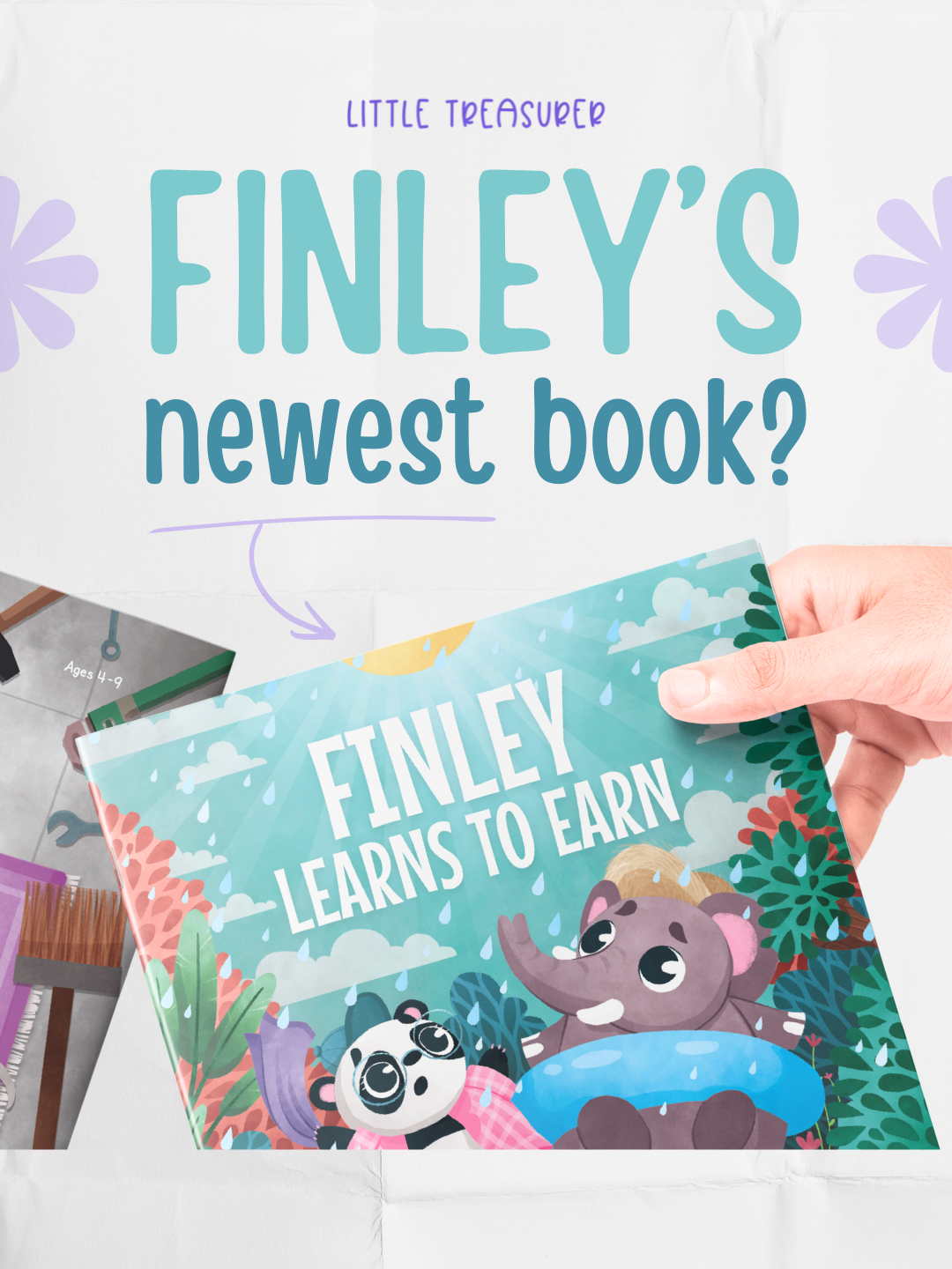 Finley Learns to Earn Hardback Book – Teach Kids About Earning & Financial Literacy